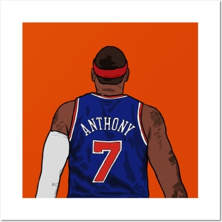 Carmelo Anthony Back-To Posters and Art